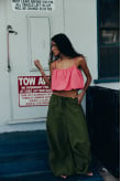 Parachute Bauble Top - Deep Pink