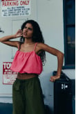 Parachute Bauble Top - Deep Pink