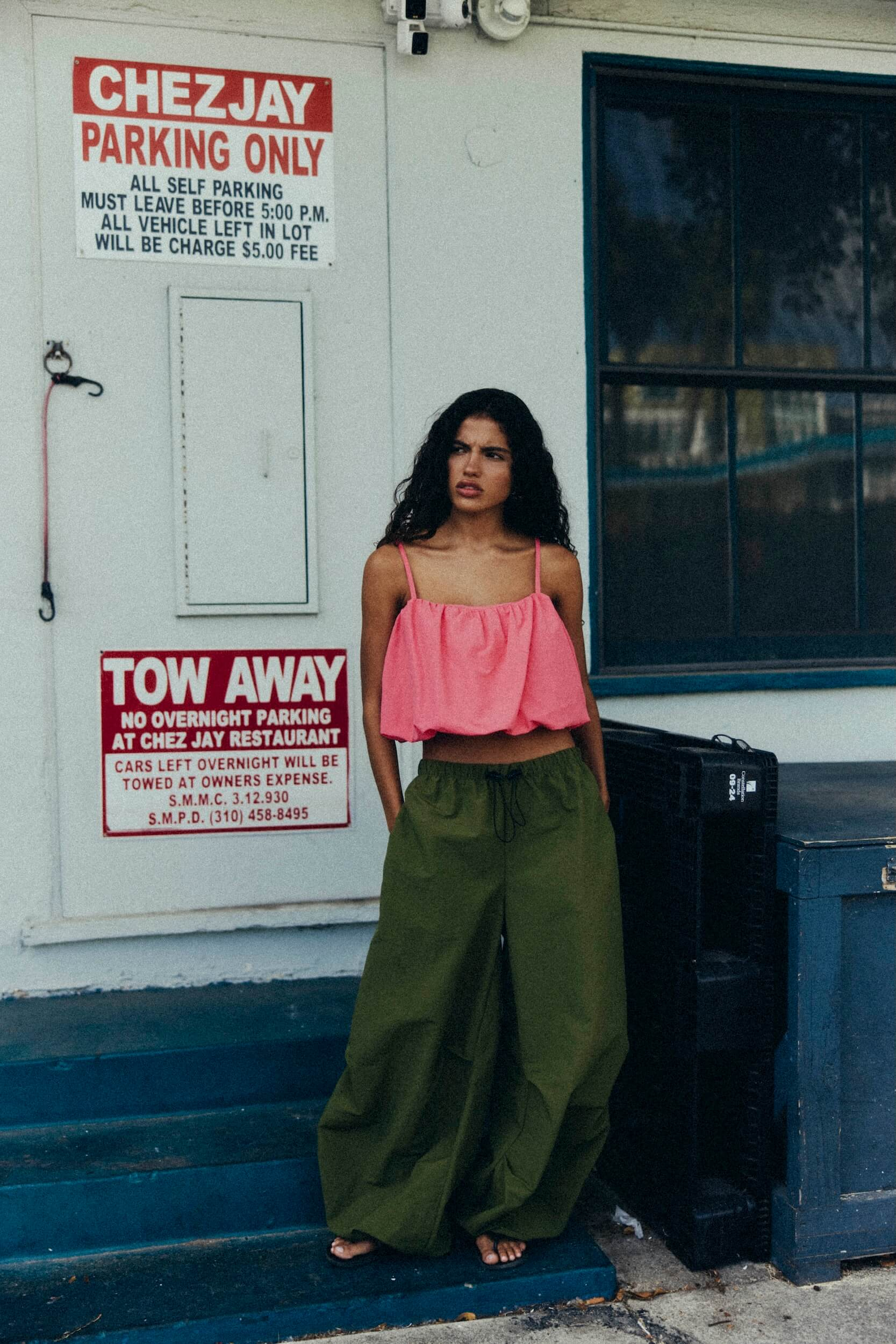 Parachute Pants - Olive