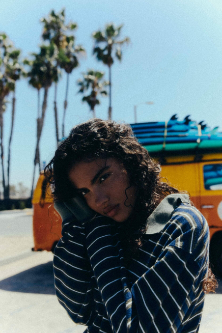 Striped Rugby Polo - Navy Blue Striped Rugby Polo - Navy Blue