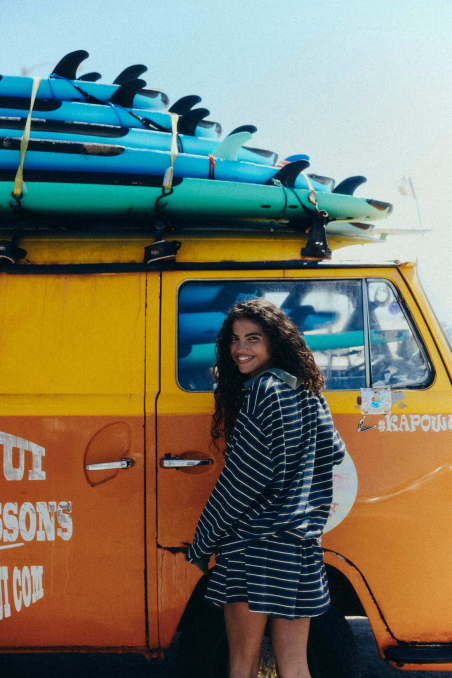 Striped Rugby Shorts - Navy Blue Striped Rugby Shorts - Navy Blue