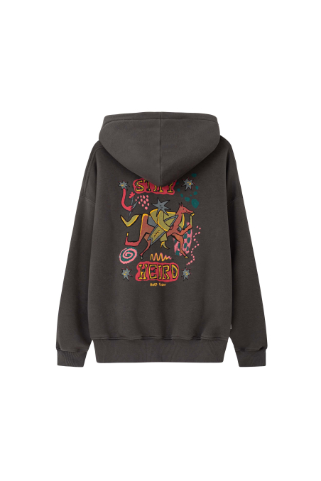 Stay Weird Hoodie - Stone Grey Stay Weird Hoodie - Stone Grey