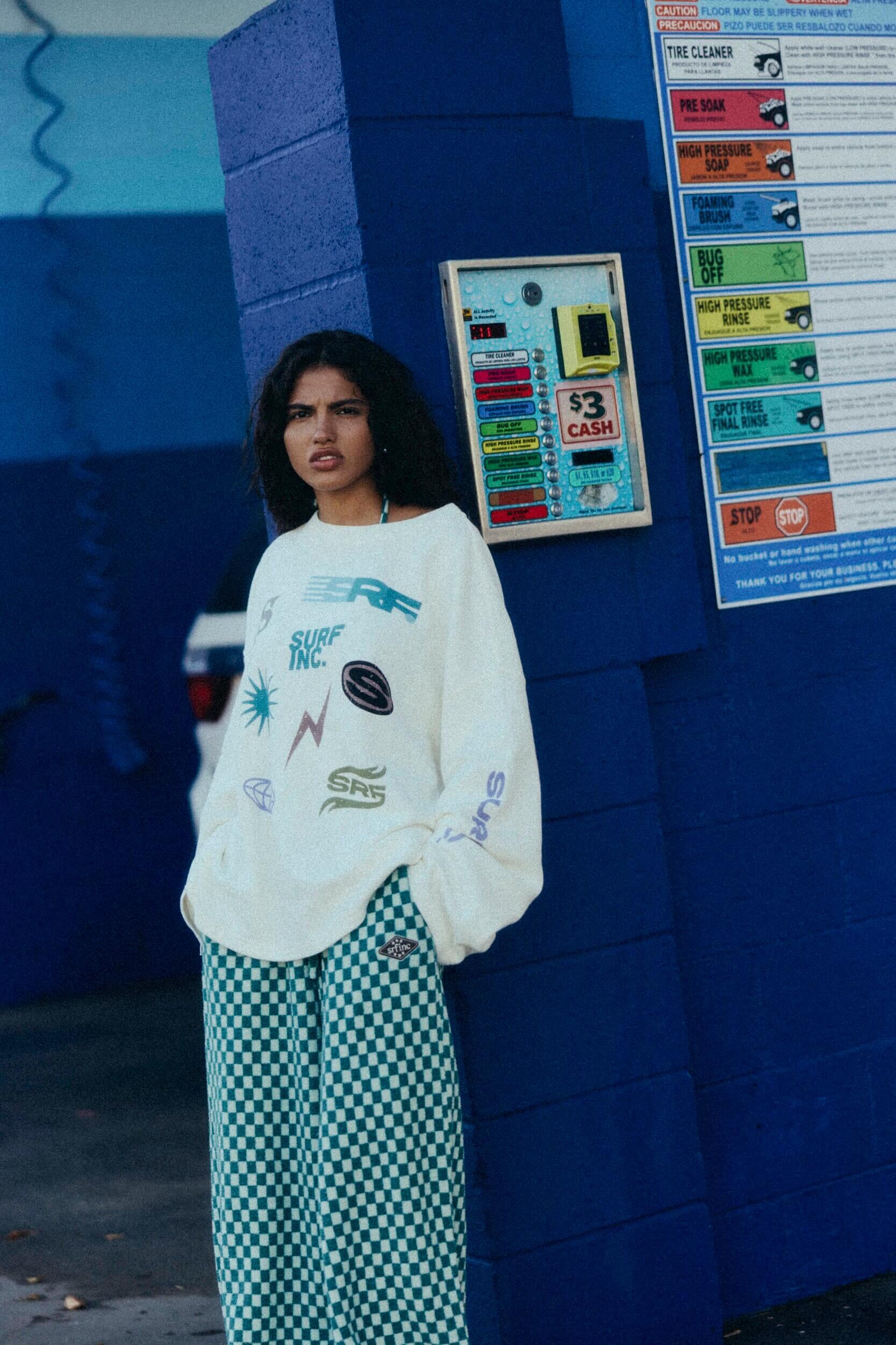 Wide Waffle Longsleeve - Vintage White