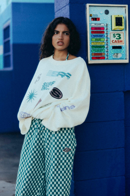 Wide Waffle Longsleeve - Vintage White Wide Waffle Longsleeve - Vintage White