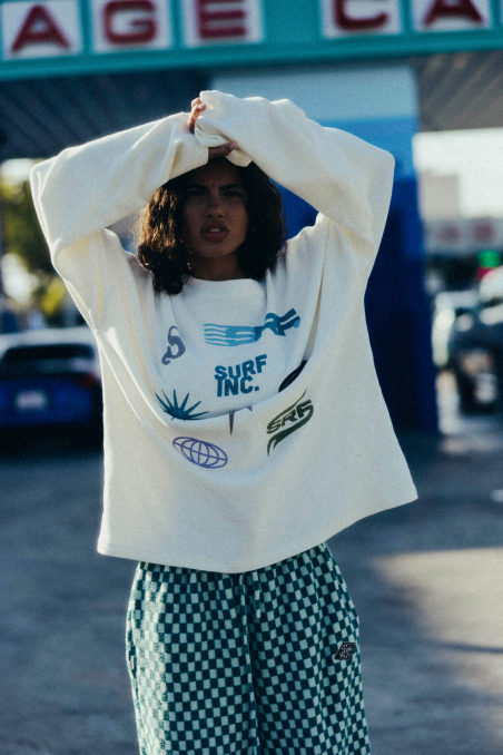 Wide Waffle Longsleeve - Vintage White Wide Waffle Longsleeve - Vintage White