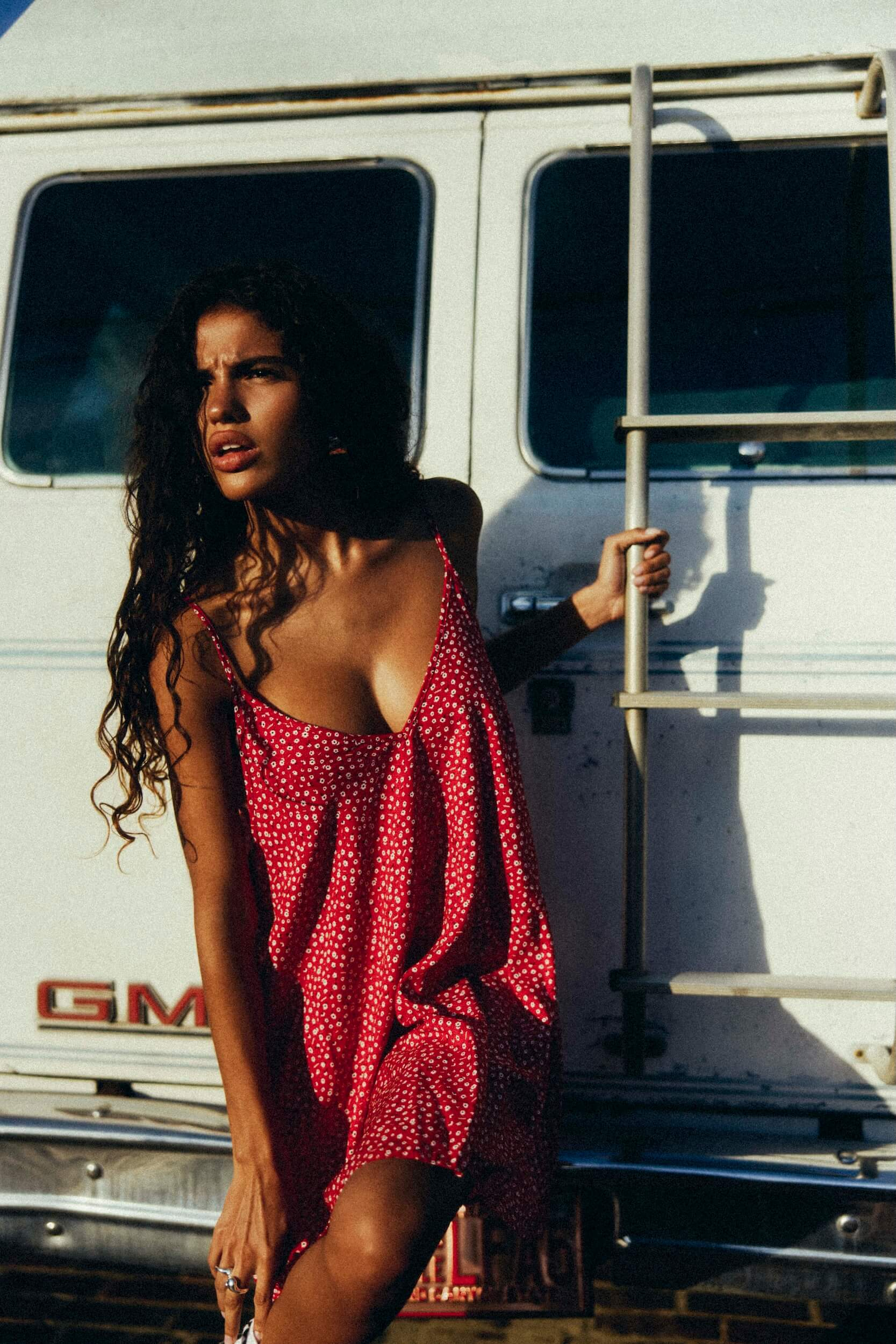 Sun Kissed Ethereal Dress - Formula Red Sun Kissed Ethereal Dress - Formula Red