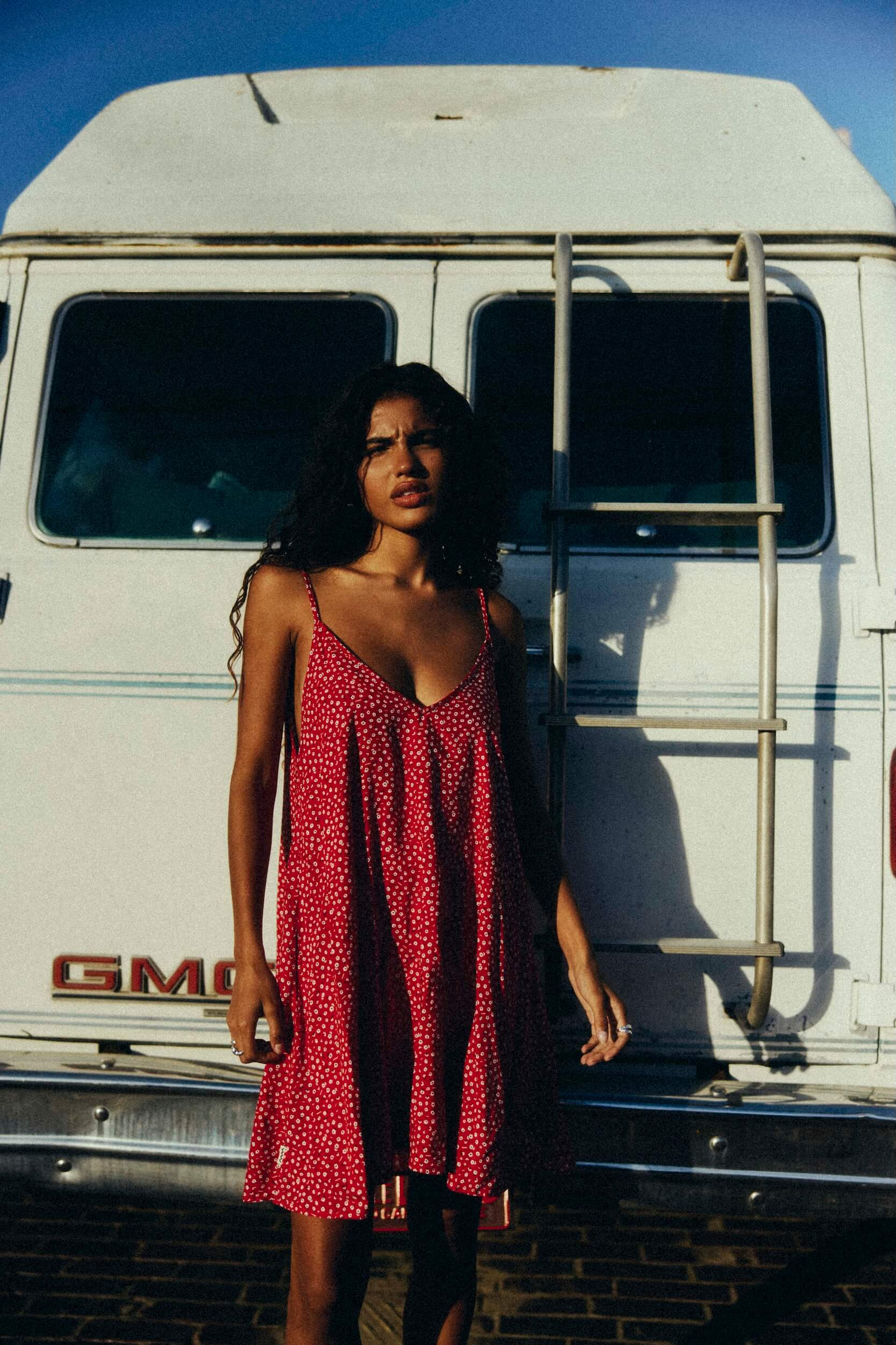 Sun Kissed Ethereal Dress - Formula Red Sun Kissed Ethereal Dress - Formula Red