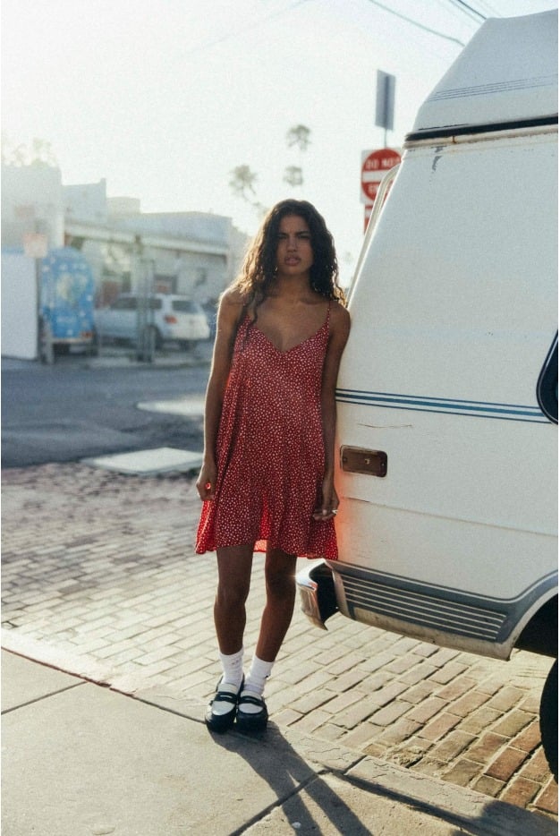 Sun Kissed Ethereal Dress - Formula Red Sun Kissed Ethereal Dress - Formula Red