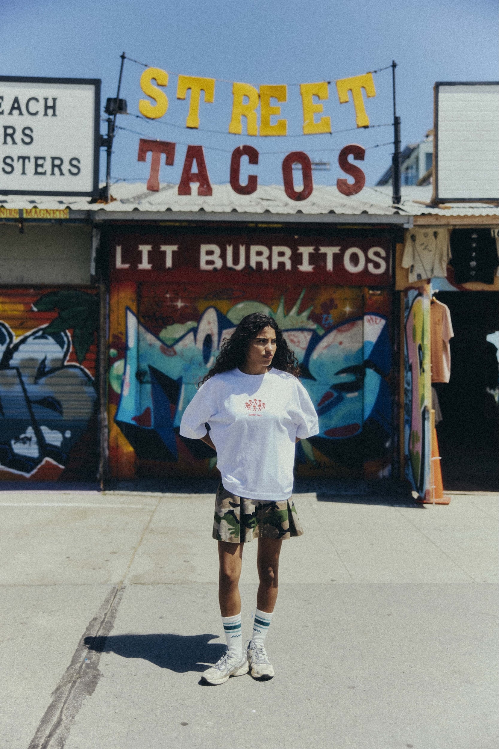 Striped Soft Socks - Paper White