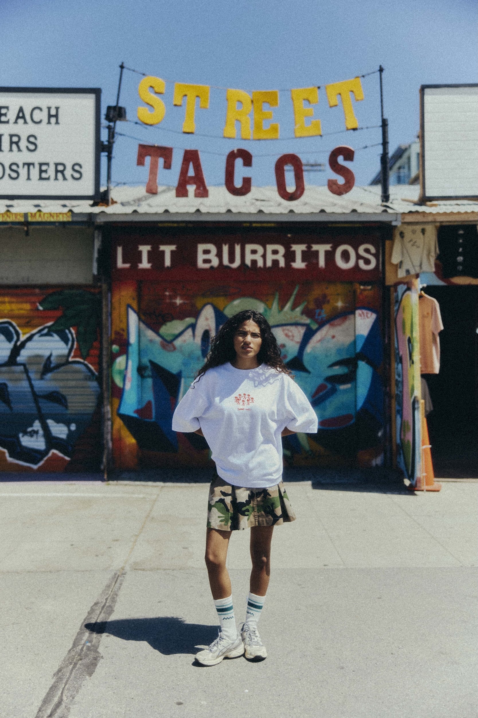 Striped Soft Socks - Paper White