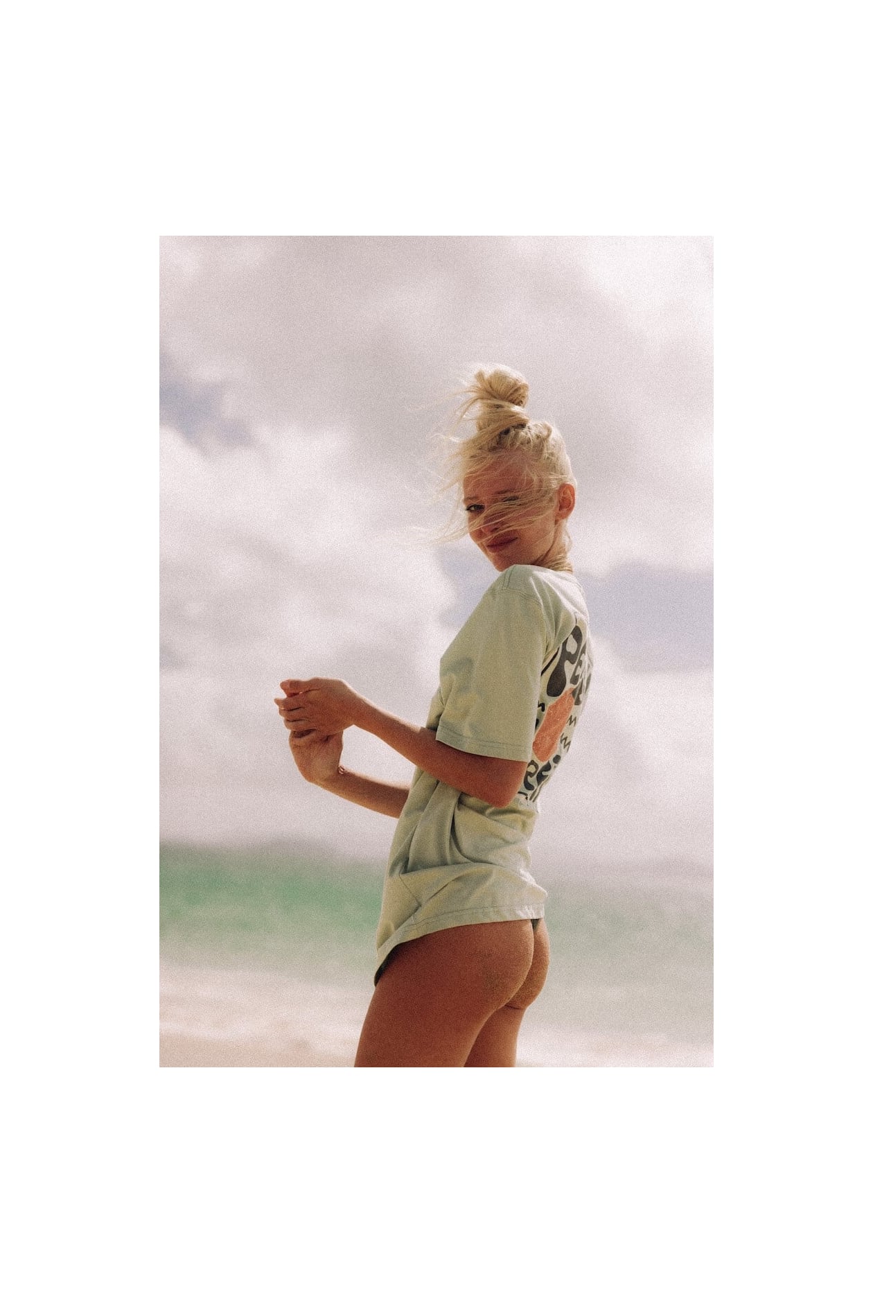 Peachy Surfin Tee - Orbit Mint Peachy Surfin Tee - Orbit Mint