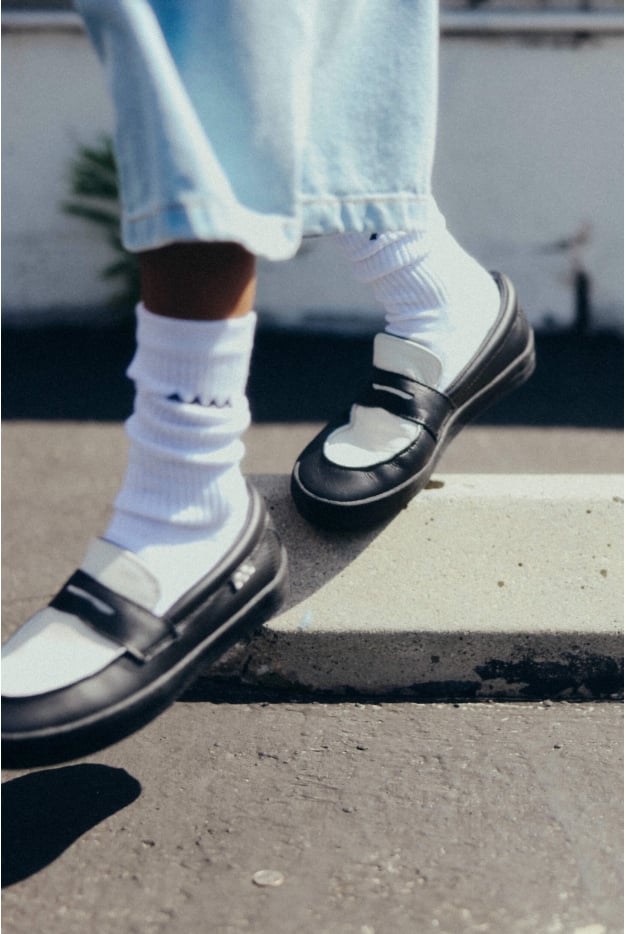 Surf White Socks