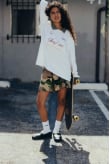 Surf White Socks