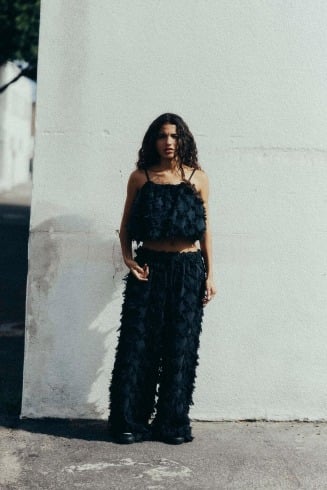 Ruffled Bauble Top- Space...