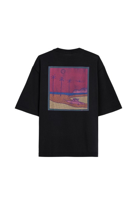 LA Tee - Acid Black LA Tee - Acid Black
