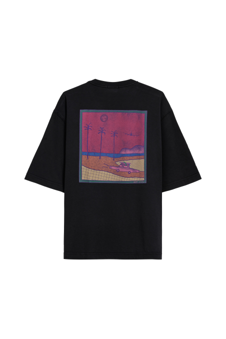 LA Tee - Acid Black LA Tee - Acid Black
