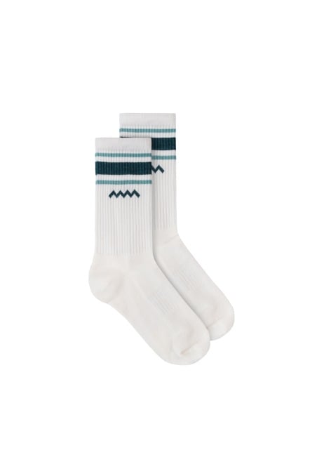 Striped Soft Socks - Paper White Striped Soft Socks - Paper White
