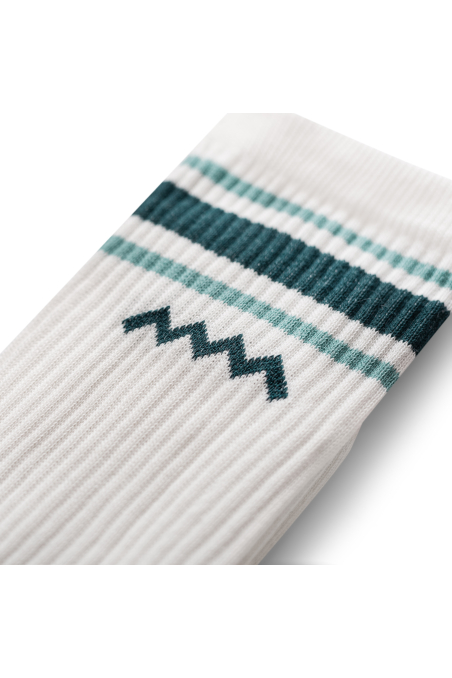 Striped Soft Socks - Paper White Striped Soft Socks - Paper White