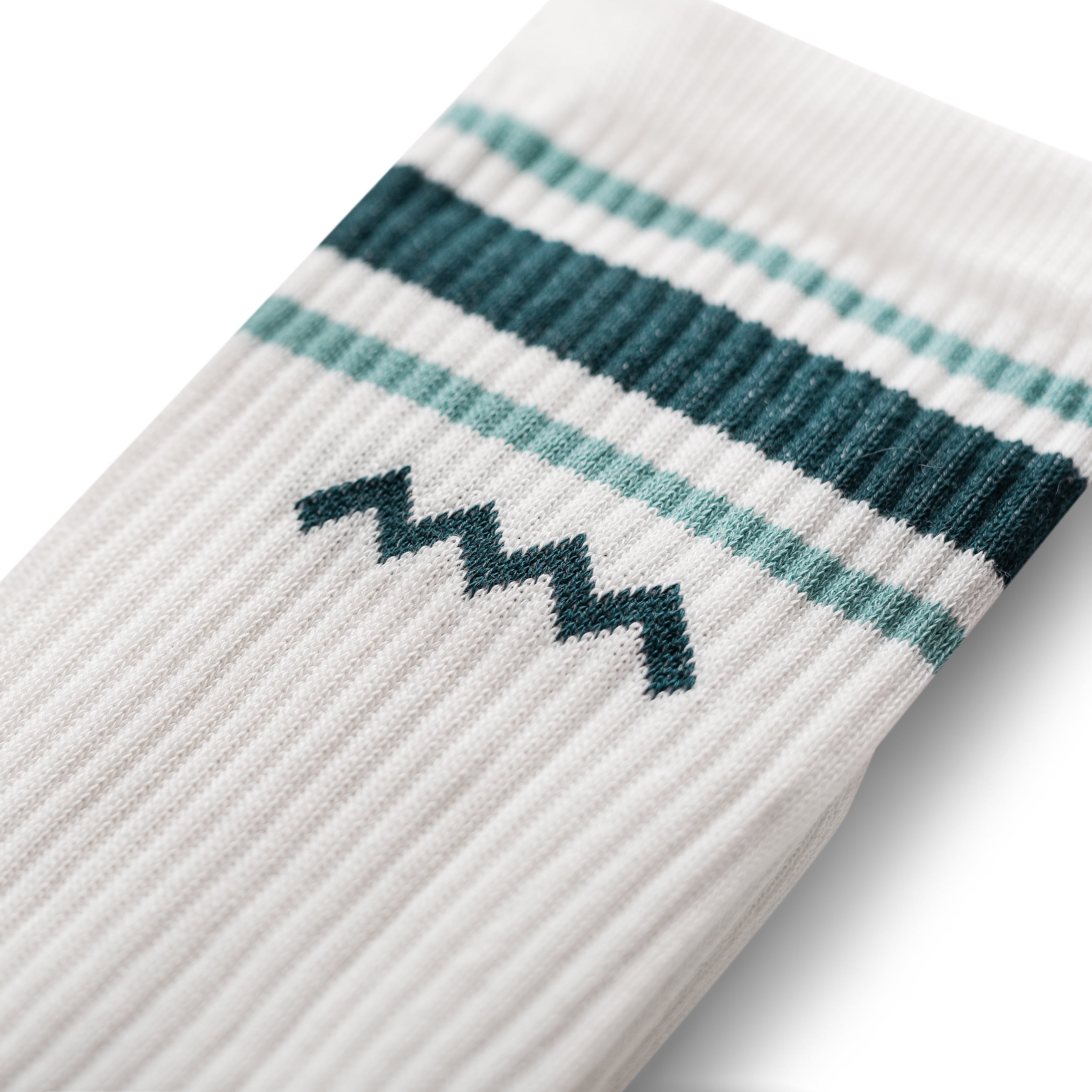 Striped Soft Socks - Paper White