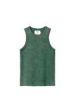 Stonewashed Classic Top - Bottle Green