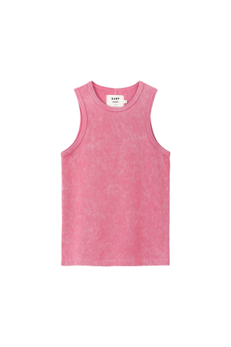 Stonewashed Classic Top - Deep Pink