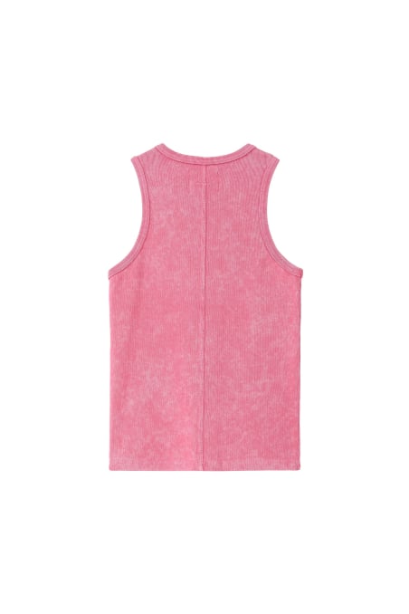 Stonewashed Classic Top - Deep Pink Stonewashed Classic Top - Deep Pink