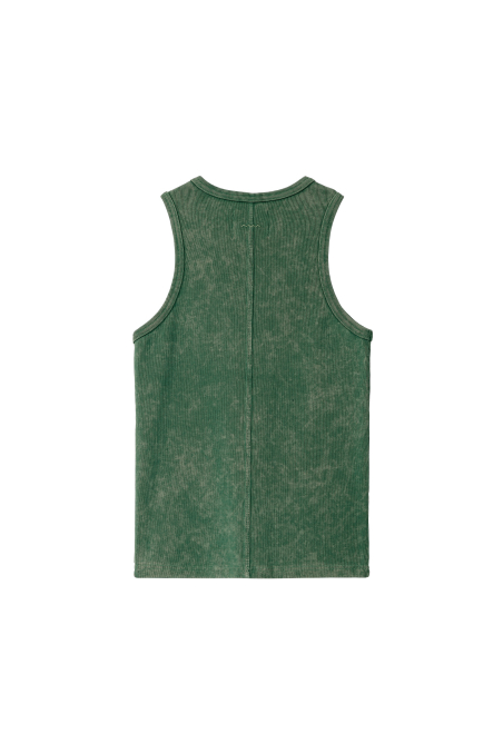 Stonewashed Classic Top - Bottle Green Stonewashed Classic Top - Bottle Green