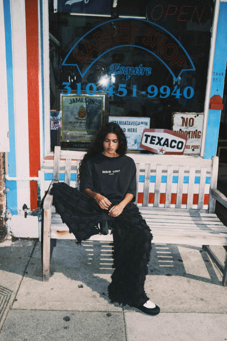 Beach Life Tee - Acid Black Beach Life Tee - Acid Black