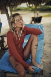 Retro Swimsuit - Panama Red