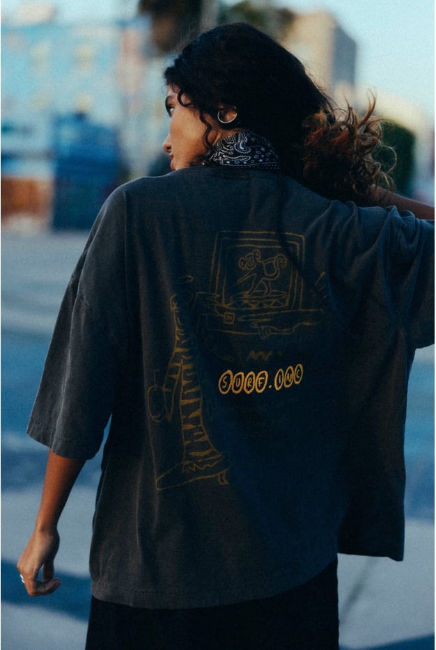 Coconuts Tee - Pacific Mist