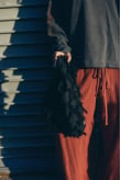 Ruffled Mini Bag - Space Black Ruffled Mini Bag - Space Black