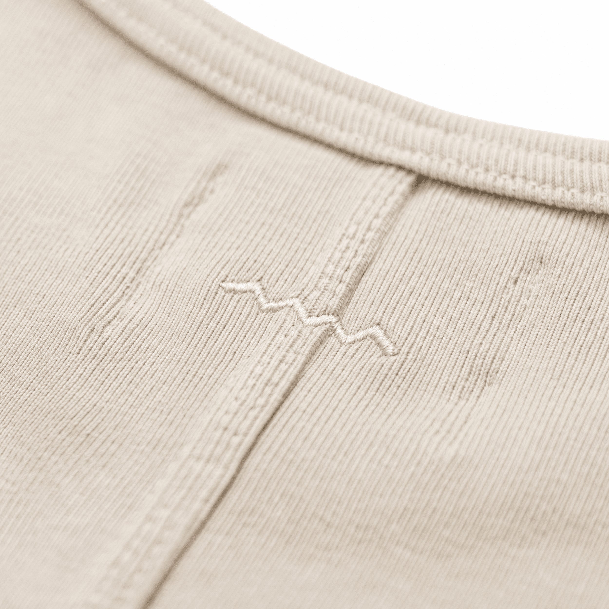 Stonewashed Rib Top - Super Natural Stonewashed Rib Top - Super Natural