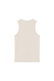 Stonewashed Rib Top - Super Natural Stonewashed Rib Top - Super Natural
