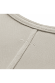 Stonewashed Rib Top - Light Pistachio Stonewashed Rib Top - Light Pistachio