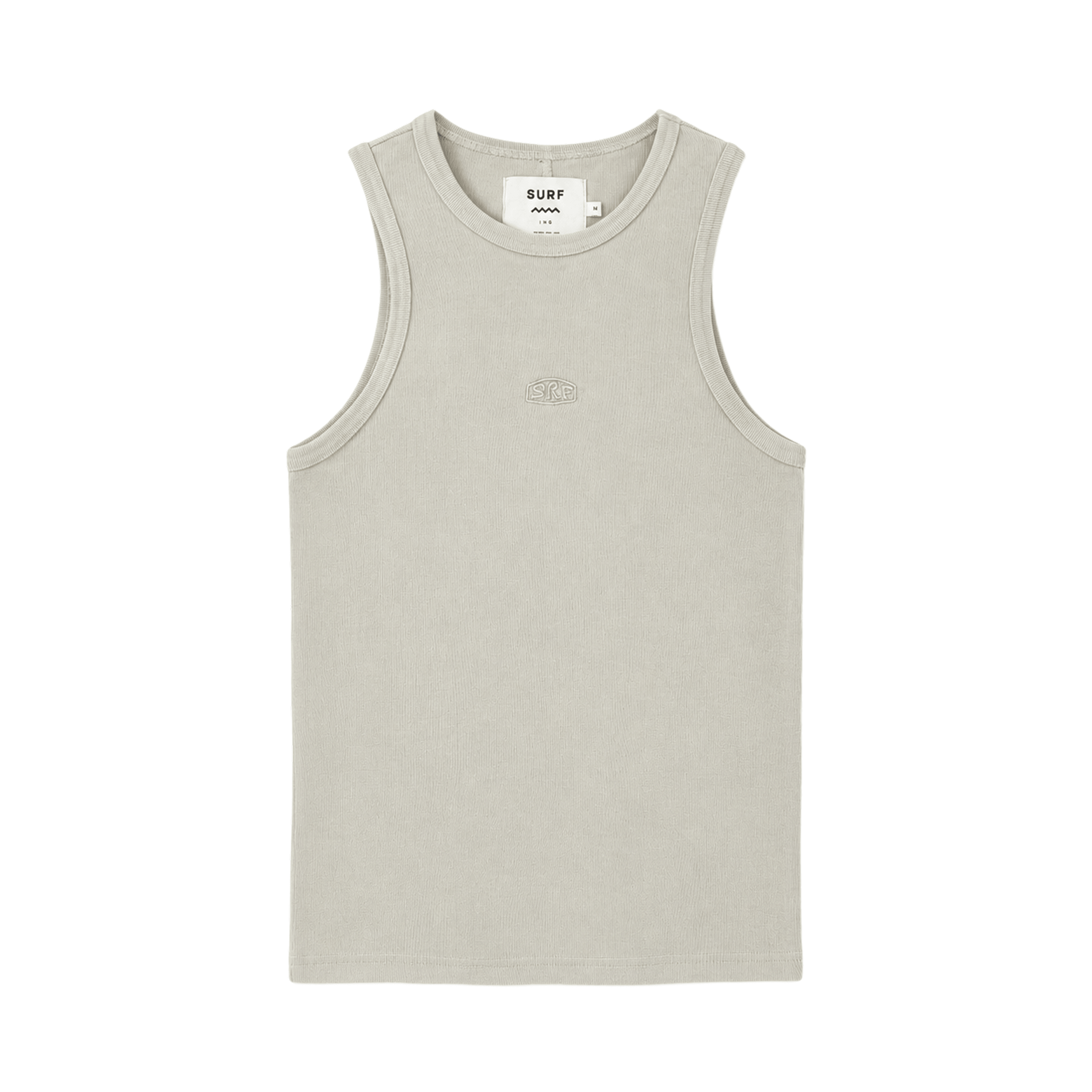 Stonewashed Rib Top - Light Pistachio Stonewashed Rib Top - Light Pistachio