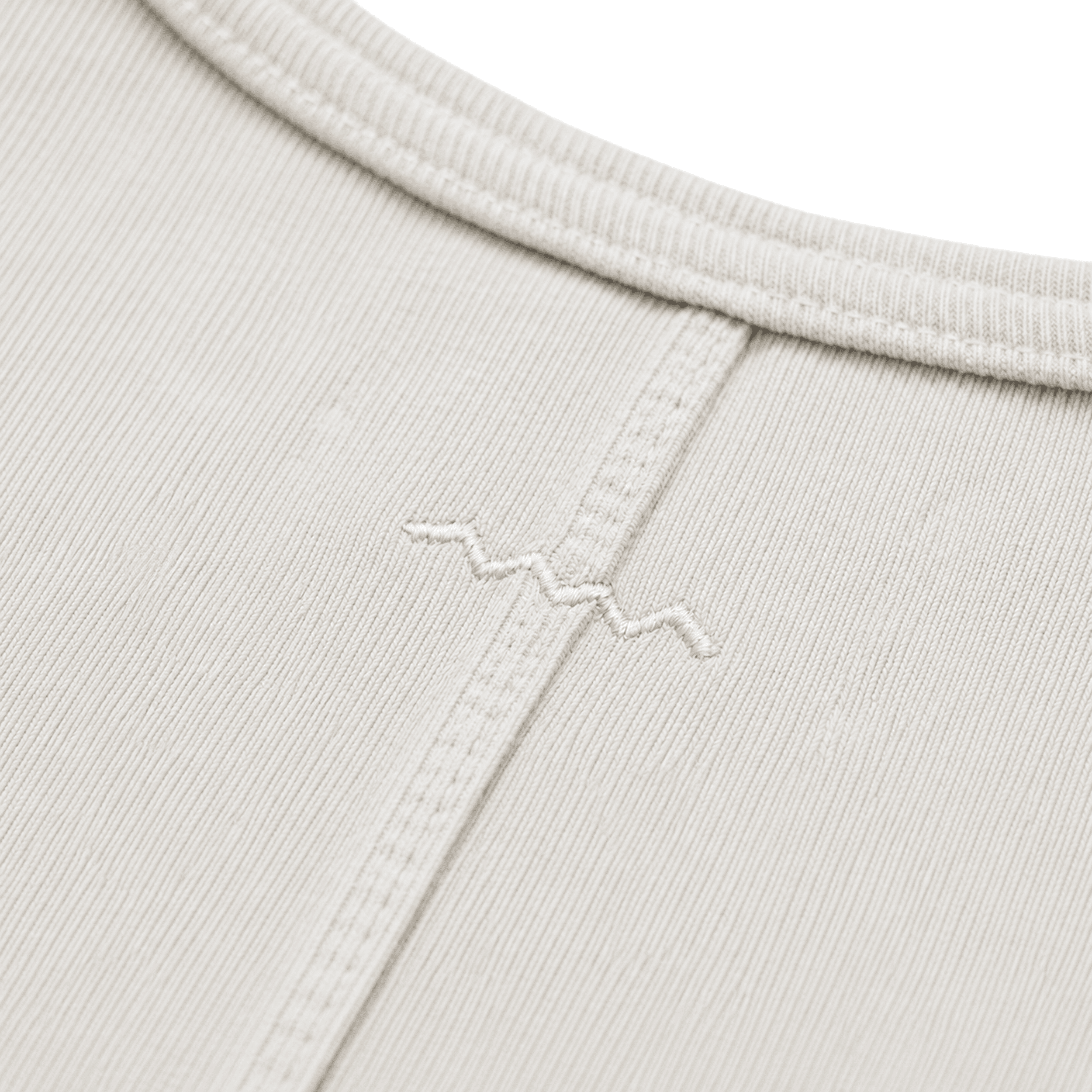 Stonewashed Rib Top - Dirty White Stonewashed Rib Top - Dirty White