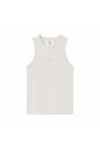 Stonewashed Rib Top - Dirty White Stonewashed Rib Top - Dirty White