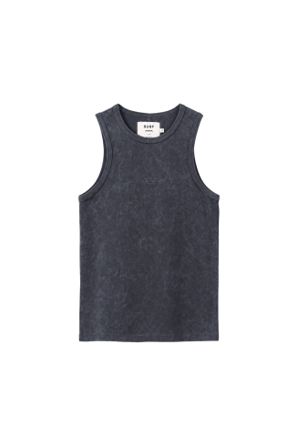 Stonewashed Classic Top - Acid Black