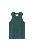 Stonewashed Classic Top - Bottle Green Stonewashed Classic Top - Bottle Green