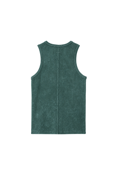 Stonewashed Classic Top - Bottle Green Stonewashed Classic Top - Bottle Green