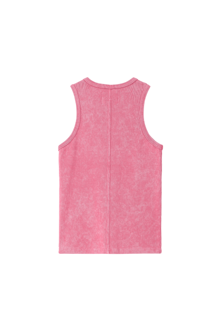 Stonewashed Classic Top - Deep Pink Stonewashed Classic Top - Deep Pink