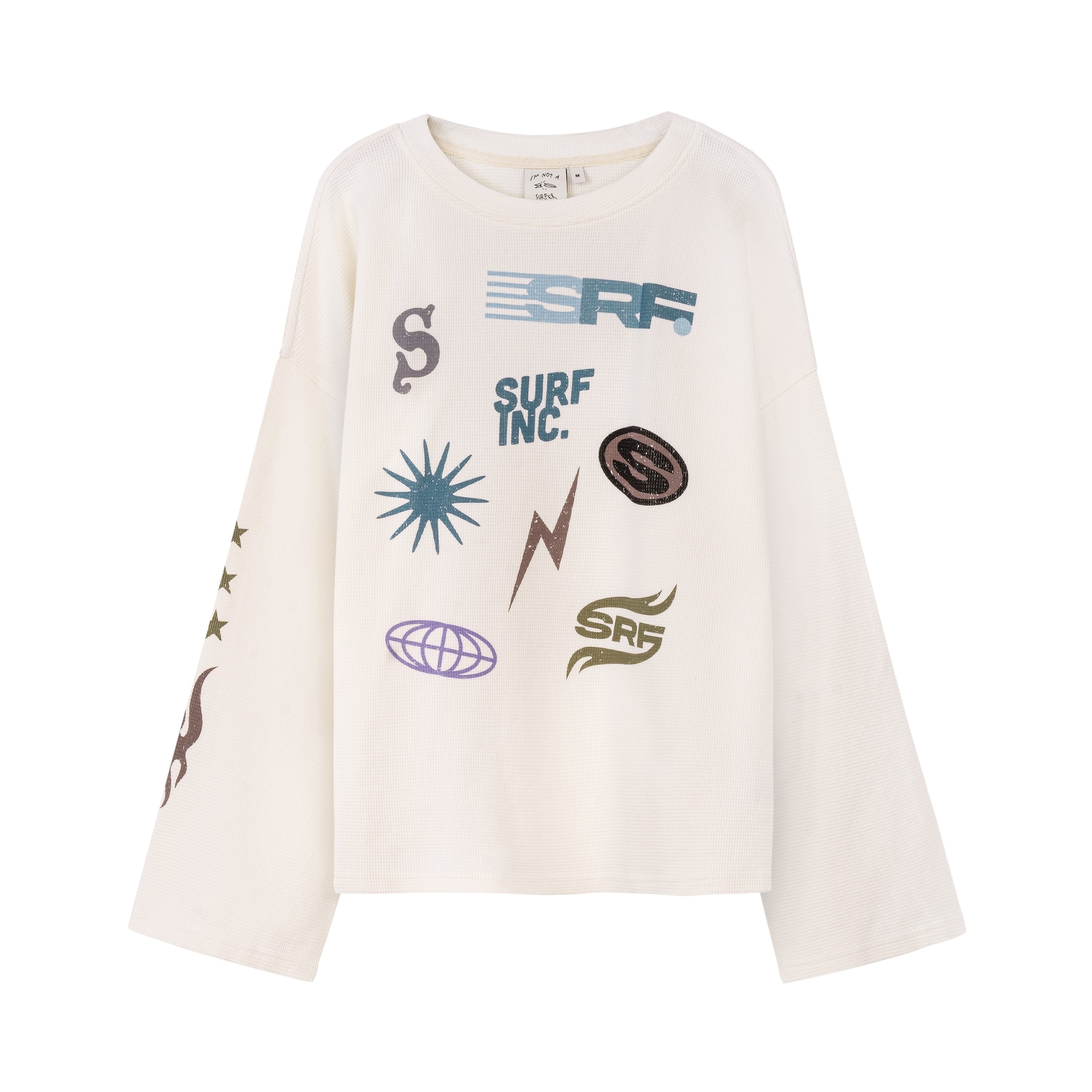 Wide Waffle Longsleeve - Vintage White Wide Waffle Longsleeve - Vintage White