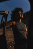 Stonewashed Classic Top - Acid Black Stonewashed Classic Top - Acid Black