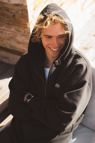 SRF Core Zip Hoodie - Acid Black