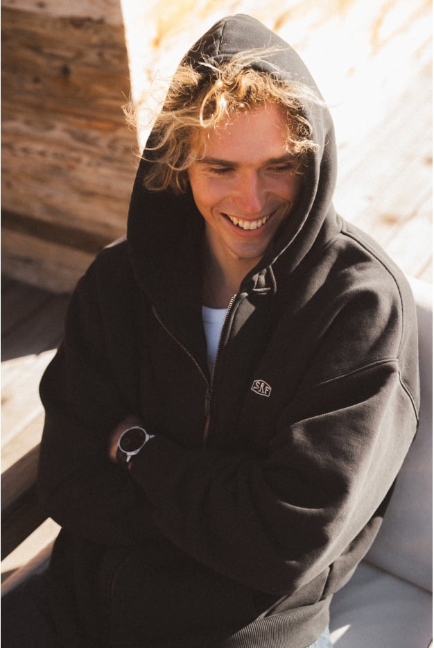 SRF Core Zip Hoodie - Acid Black