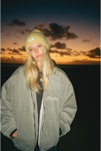 Rib Fluffy Beanie - Yellow