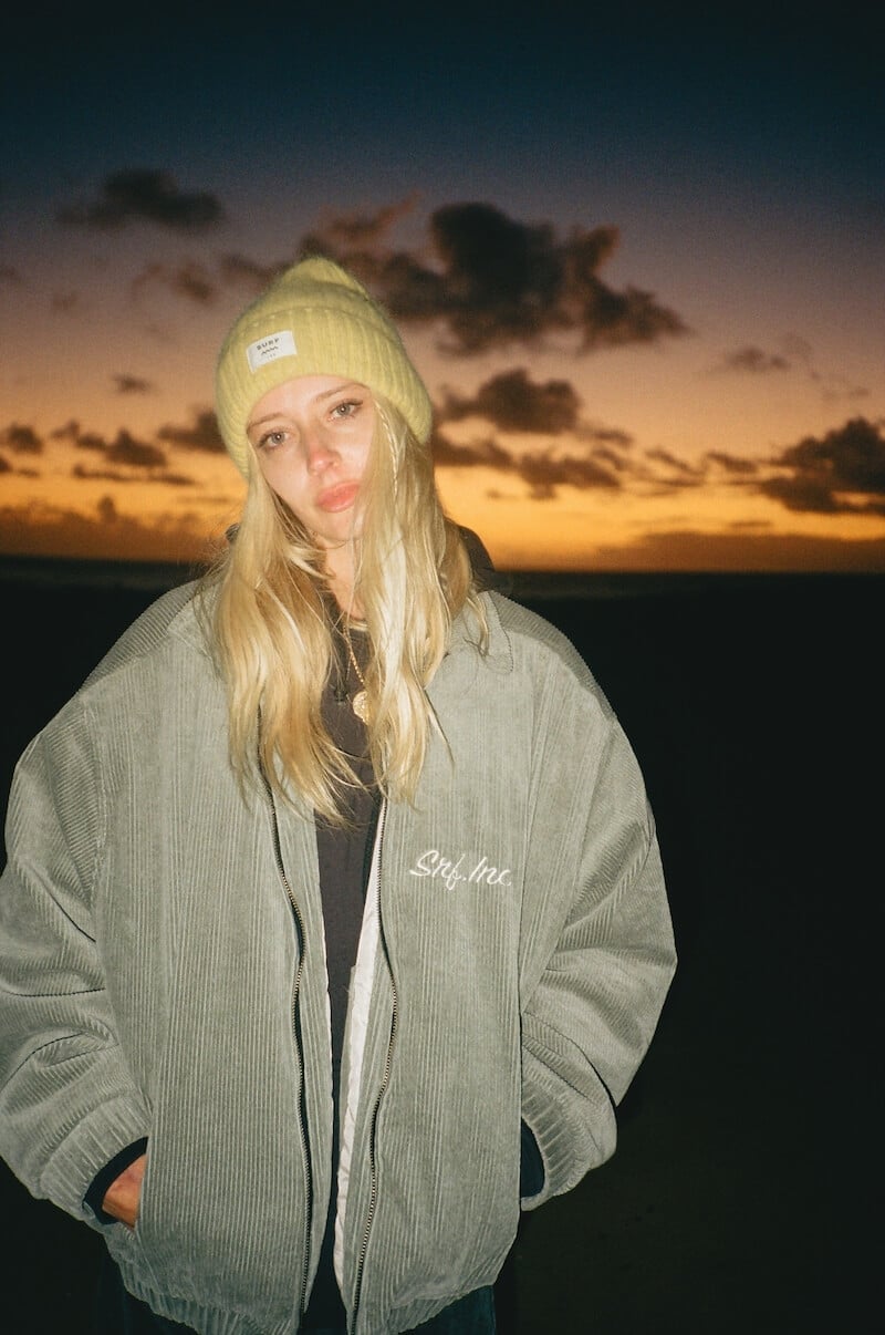 Rib Fluffy Beanie - Yellow Rib Fluffy Beanie - Yellow