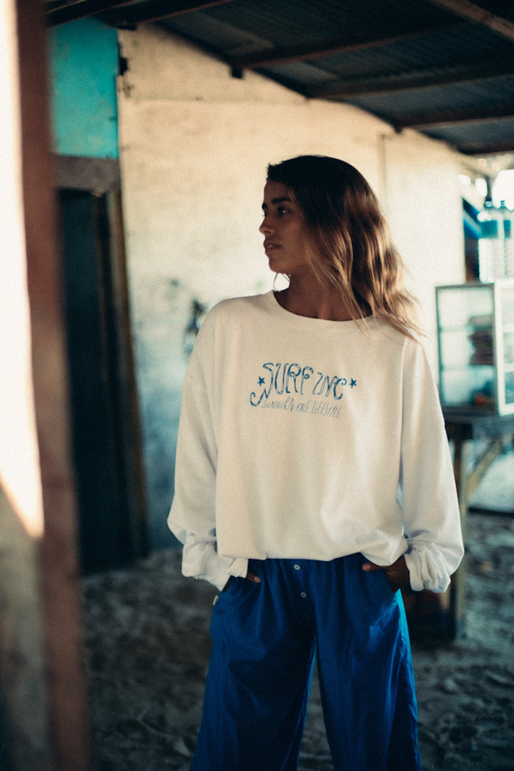 Sunburn LS - Paper White