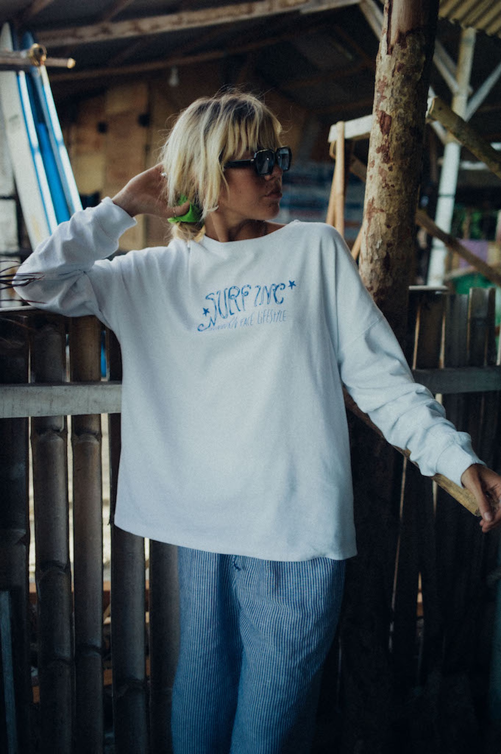 Sunburn LS - Paper White