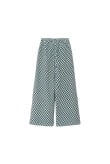 Checkered Soft Loose Pants - White Sage Checkered Soft Loose Pants - White Sage